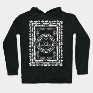 The Philosopher's Stone - Symbol of Alchemy (Bookcase Design) Hoodie